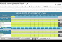 The Business Spreadsheet Template For Selfemployed Accounting intended for Business Accounts Excel Template