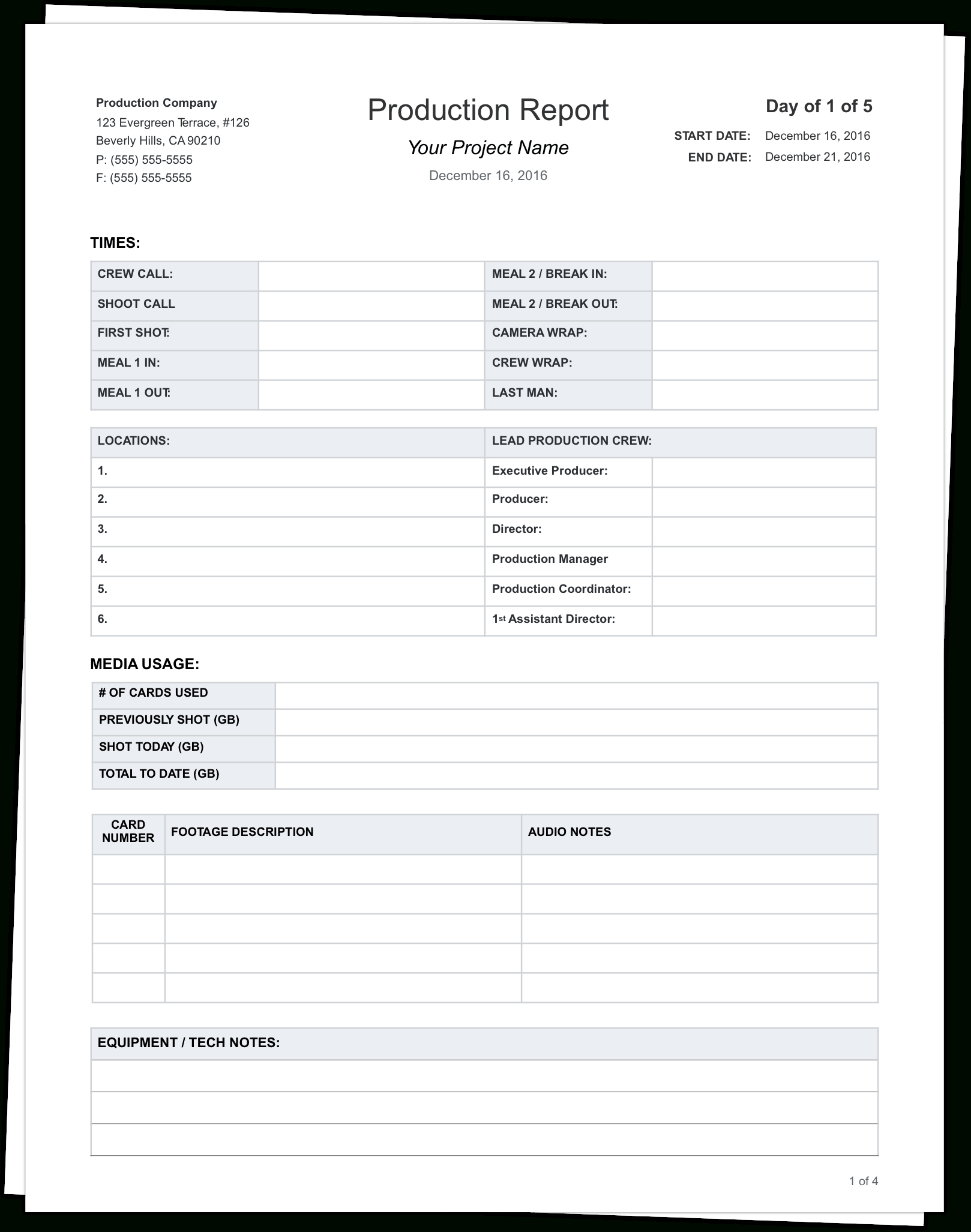 The Daily Production Report Explained With Free Template in Production Status Report Template