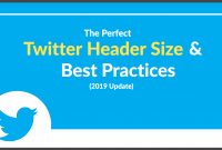 The Perfect Twitter Header Size  Best Practices  Update for Blank Twitter Profile Template