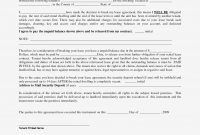 The  Secrets About Free Lease Termination  Form Information within Early Termination Of Lease Agreement Template