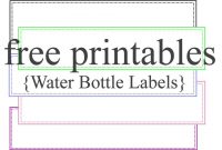 This Is Super Awesome Sight With Tons Of Free Printable Templates inside Free Printable Water Bottle Labels Template
