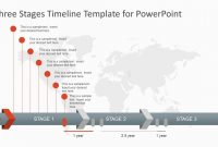 Three Stages Timeline Template For Powerpoint  Slidemodel within What Is A Template In Powerpoint