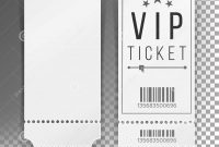 Ticket Template Set Vector Blank Theater Cinema Train Football for Blank Train Ticket Template