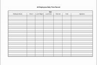 Time Log Sheet For Employees For Log Sheet Template Employee Daily for Employee Daily Report Template