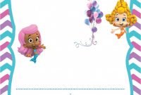 Tips Pretty Bubble Guppies Invitations Design For Your Party Ideas inside Bubble Guppies Birthday Banner Template