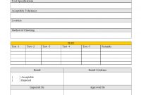 Tool Inspection Report with regard to Part Inspection Report Template