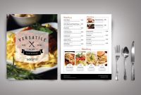 Top  Free  Lowcost Restaurant Menu Templates for Menu Template Indesign Free