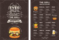Top  Free Restaurant Menu Psd Templates  Mockups   Colorlib inside Menu Board Design Templates Free