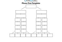 Top  Phone Tree Templates  Update inside Calling Tree Template Word