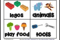 Toy Room Organization  Free Toy Bin Labels with Bin Labels Template