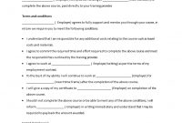 Training Agreement Template  Templates At Allbusinesstemplates for Training Agreement Between Employer And Employee Template