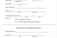 Translate Marriage Certificate From Spanish To English Template for Mexican Marriage Certificate Translation Template