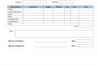 Travel Advance Request with Travel Request Form Template Word