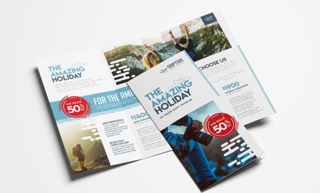 Travel Company Trifold Brochure Template In Psd Ai  Vector within Travel Guide Brochure Template