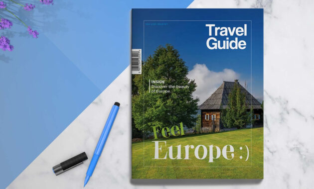 Travel Guide  Template  Print regarding Travel Guide Brochure Template