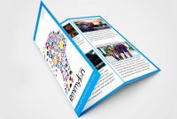 Tri Fold Brochure Design Layout  Adobe Illustrator Speedart in Adobe Illustrator Tri Fold Brochure Template