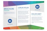 Tri Fold Brochure Vector Template  Download Free Vector Art Stock intended for Brochure Folding Templates