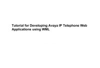 Tutorial For Developing Avaya Ip Telephone Web  Manualzz pertaining to Avaya Phone Label Template