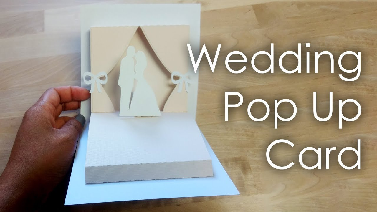 Tutorial  Template Diy Wedding Project Pop Up Card  Youtube for Pop Up Wedding Card Template Free