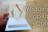 Tutorial  Template Diy Wedding Project Pop Up Card  Youtube throughout Wedding Pop Up Card Template Free
