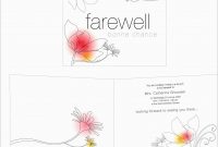 Unique Free Farewell Invitation Templates  Best Of Template with Farewell Invitation Card Template