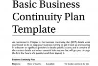 Unusual Business Continuity Planning Template Plan Australia Example intended for Business Continuity Plan Template Australia