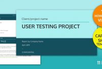 User Testing Report Template – Ux Design Templates inside Usability Test Report Template