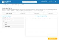 Using The Custom Size Tool  Onlinelabels inside Online Labels Template