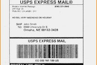 Usps Priority Mail Label Template Lovely Package Address Label regarding Package Address Label Template
