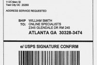 Usps Shipping Label Template  Yourbodyua – Label Maker Ideas pertaining to Shipping Label Template Online