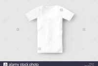 V Neck Tshirt Mockup Blank White Cloth Template Isolated On Light with regard to Blank V Neck T Shirt Template