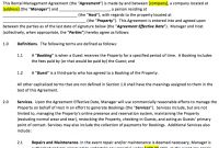 Vacation Rental Property Management Contract Template in Vacation Rental Lease Agreement Template