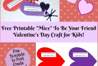Valentine's Day Printable Card Crafts For Kids To Create  Wikki Stix with regard to Valentine Card Template For Kids