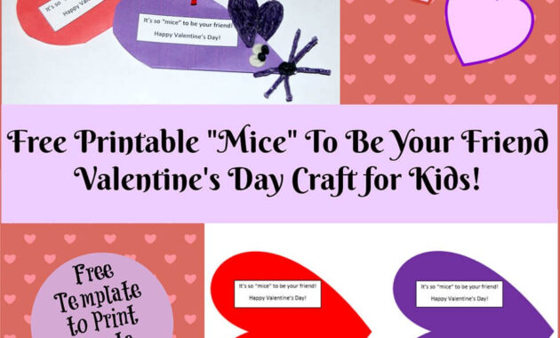 Valentine's Day Printable Card Crafts For Kids To Create  Wikki Stix with regard to Valentine Card Template For Kids