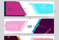 Vector Abstract Design Web Banner Template Stock Vector Royalty for Event Banner Template