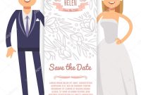 Vector Wedding Banner Template Decorative Flyer With Bride Fiance with regard to Bride To Be Banner Template