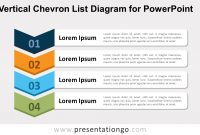 Vertical Chevron List For Powerpoint  Presentationgo regarding Powerpoint Chevron Template