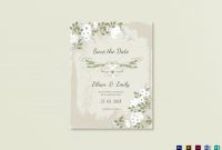 Vintage Save The Date Card Template In Psd Word Publisher throughout Save The Date Cards Templates