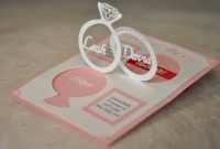 Wedding Invitation Linked Rings Pop Up Card Template  Creative Pop regarding Wedding Pop Up Card Template Free