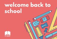 Welcome Back To School Education Banner Ad Template intended for Welcome Banner Template