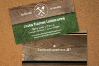 What's Out There   Landscaping Business Card  Ludwig Landscapes for Landscaping Business Card Template