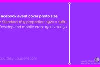 What's The Correct Facebook Event Image Size  Update intended for Facebook Banner Size Template