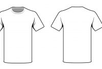 White Tshirtalymunibarideviantart On Deviantart  Litlle within Printable Blank Tshirt Template