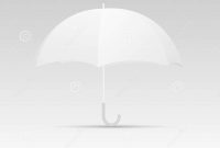 White Umbrella Blank Template Vector Stock Illustration regarding Blank Umbrella Template