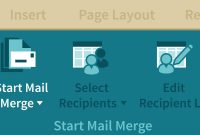Word  Creating A Mail Merge in How To Create A Mail Merge Template In Word 2010