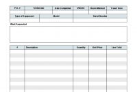 Work Order Template  Invoice Manager For Excel regarding Invoice Template For Work Done