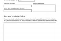 Workplace Investigation Report Examples  Pdf  Examples intended for Workplace Investigation Report Template