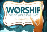 Worship Powerpoint Church Template  Powerpoint Sermons regarding Praise And Worship Powerpoint Templates