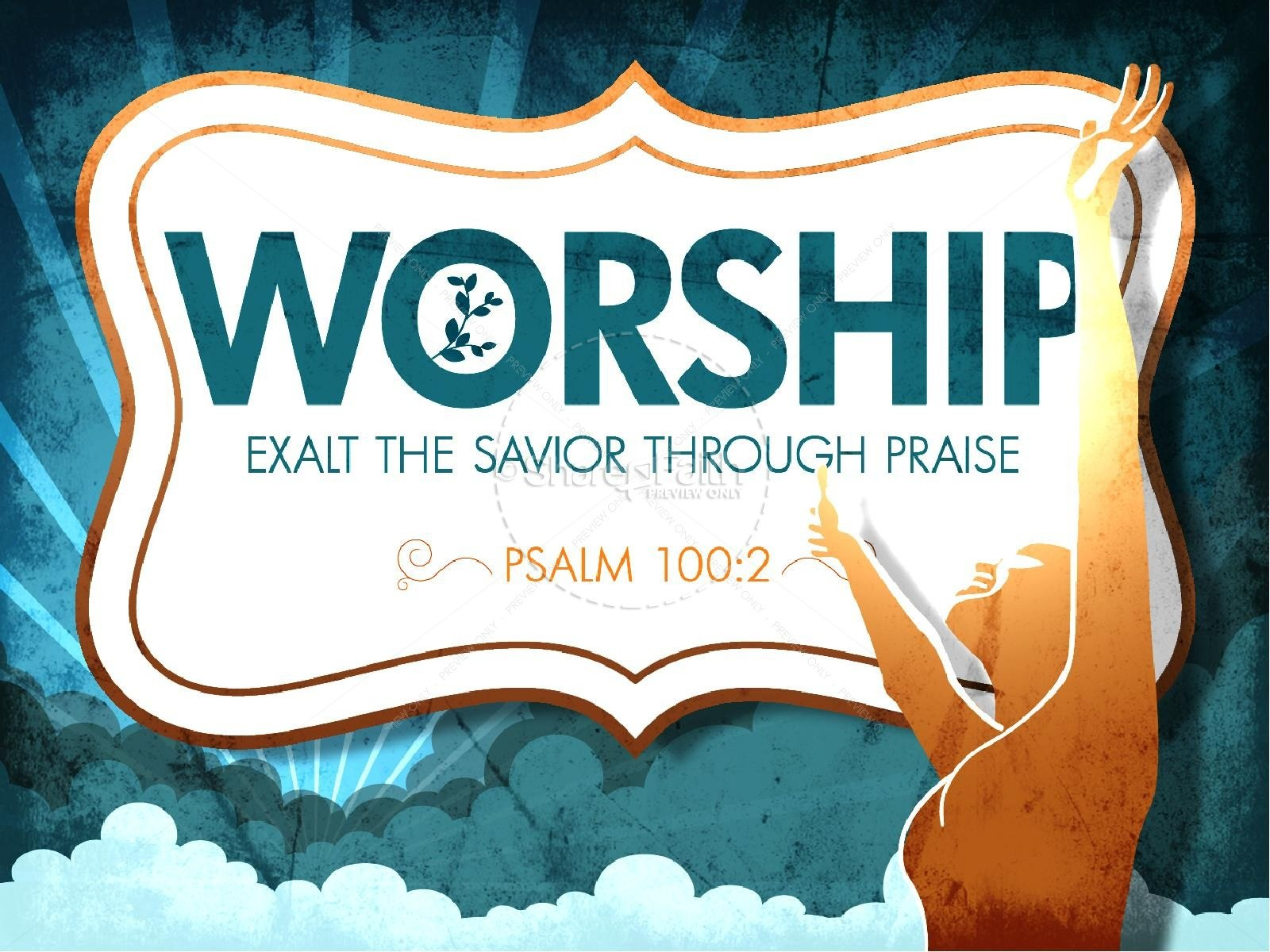 Worship Powerpoint Church Template  Powerpoint Sermons regarding Praise And Worship Powerpoint Templates