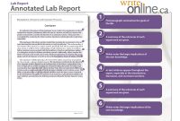 Write Online Lab Report Writing Guide  Parts Of A Lab Report with regard to Lab Report Template Middle School